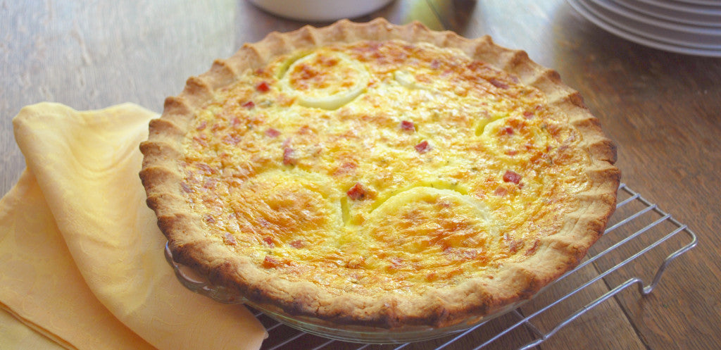 Ham And Onion Quiche – Pamela's Products