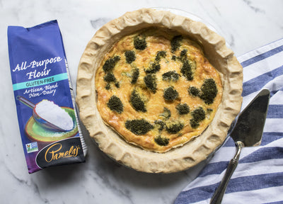 Broccoli Cheddar Quiche